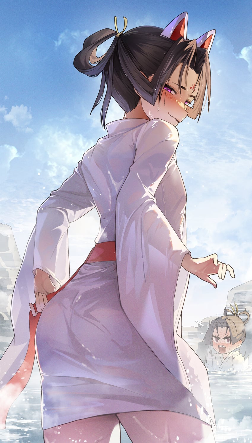 kazama genba (nige jouzu no wakagimi) drawn by jira_(0116)