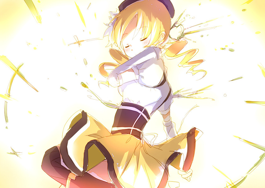 tomoe mami (mahou shoujo madoka magica) drawn by ume_(plumblossom)