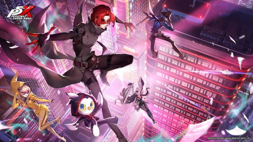 kamishiro nagisa, arai motoha, wonder, tanemura riko, lufel, and 4 more (persona and 2 more)