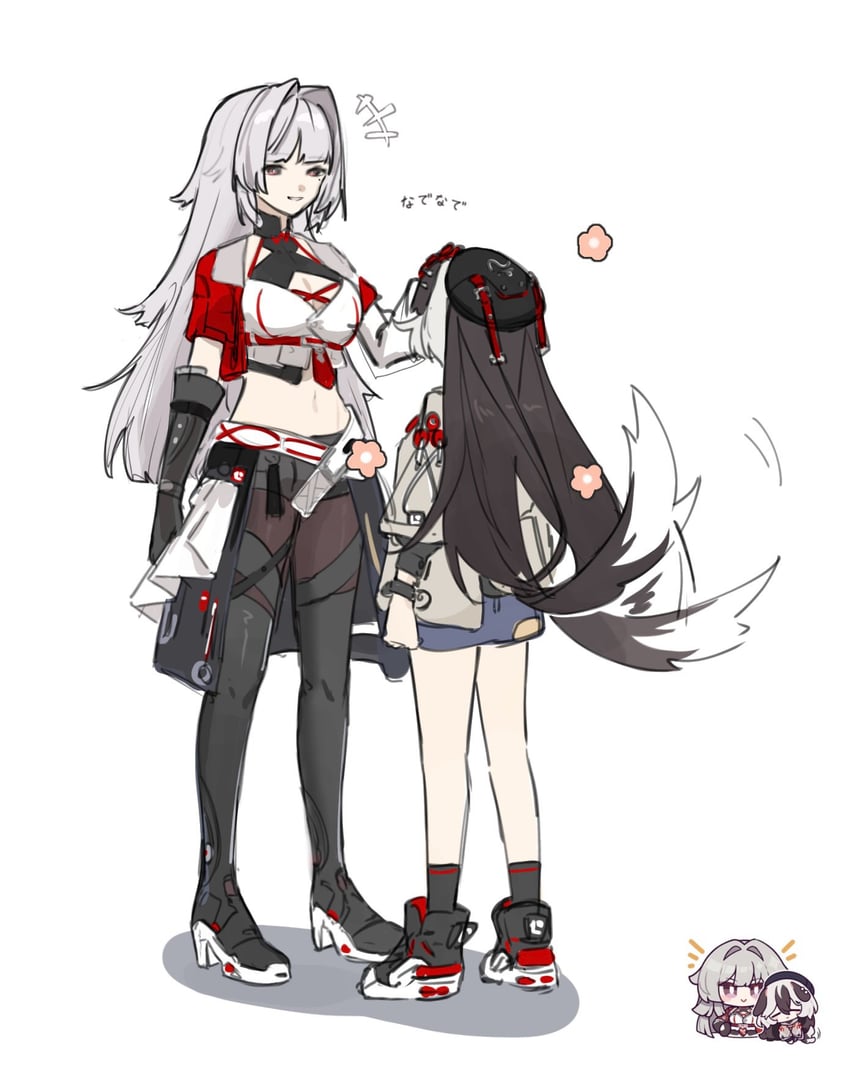 coralie 6626 planck and erdos helia (honkai and 1 more) drawn by sho_2nini