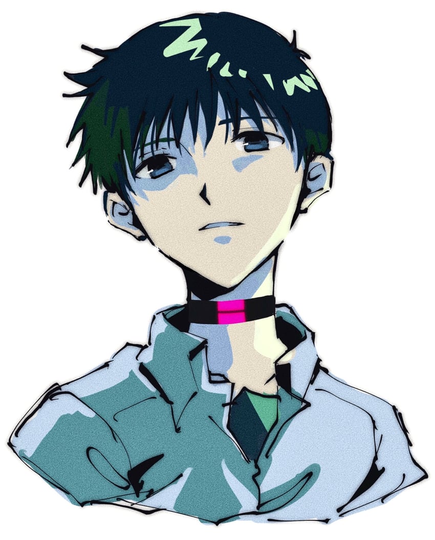 ikari shinji (neon genesis evangelion and 2 more) drawn by tousok