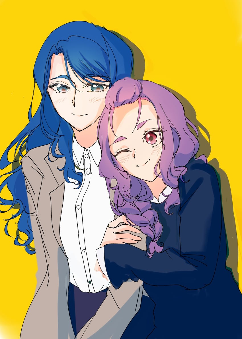 minazuki karen and mimino kurumi (precure and 1 more) drawn by cure343_55