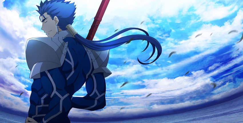 cu chulainn (fate and 1 more) drawn by aora