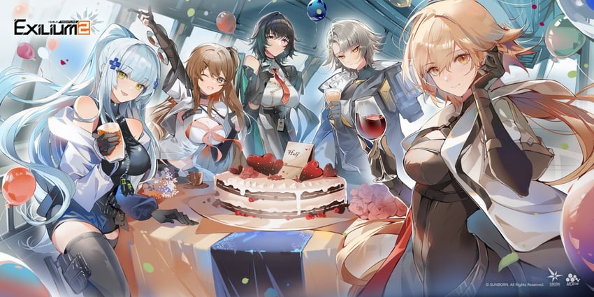hk416, ots-14, vector, klukai, k2, and 3 more (girls' frontline and 1 more)