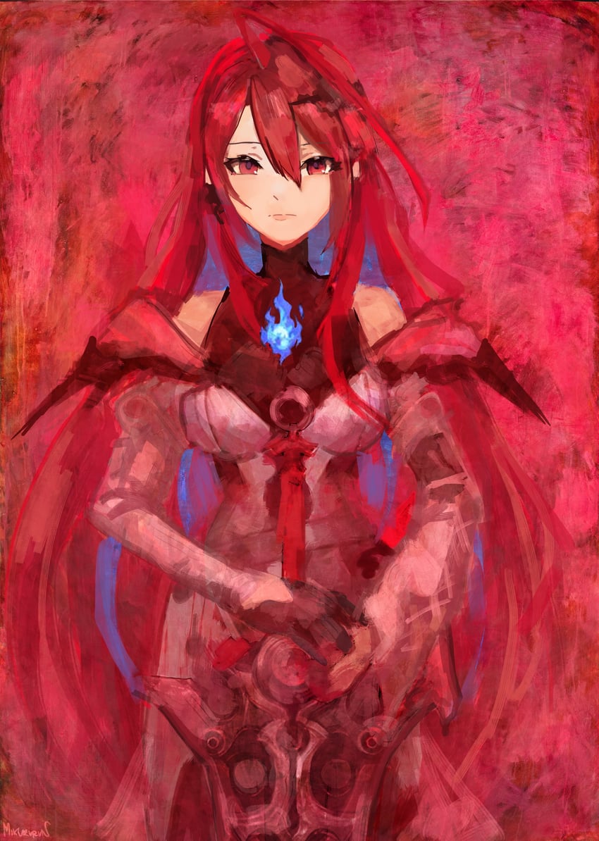 elizabeth rose bloodflame (hololive and 2 more) drawn by miku_(mikururun)
