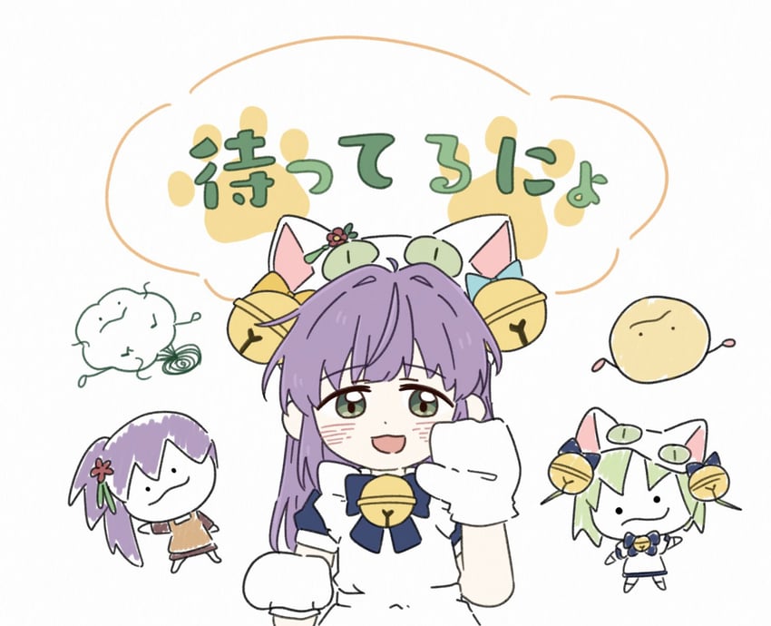 otomune kozue, dejiko, and gema (love live! and 3 more) drawn by zueka27