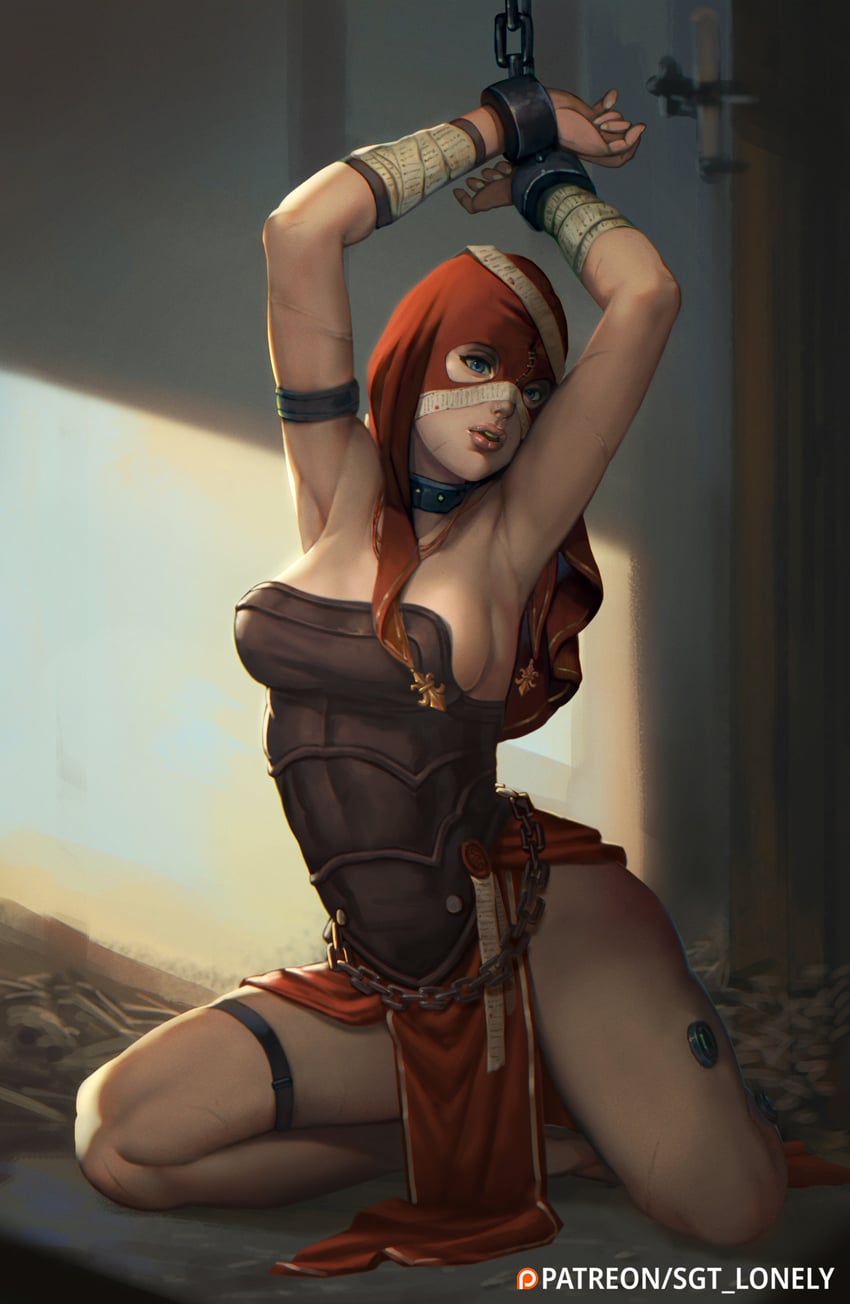 adepta sororitas (warhammer 40k) drawn by sgt_lonely
