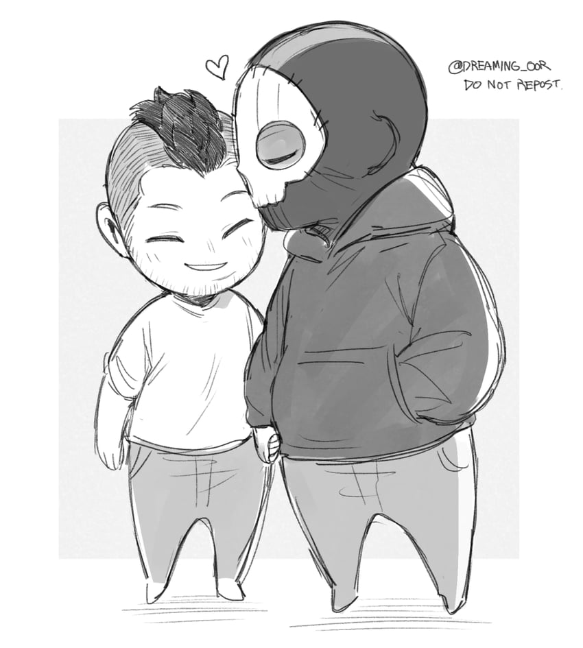ghost and soap (call of duty and 1 more) drawn by dreaming_oor