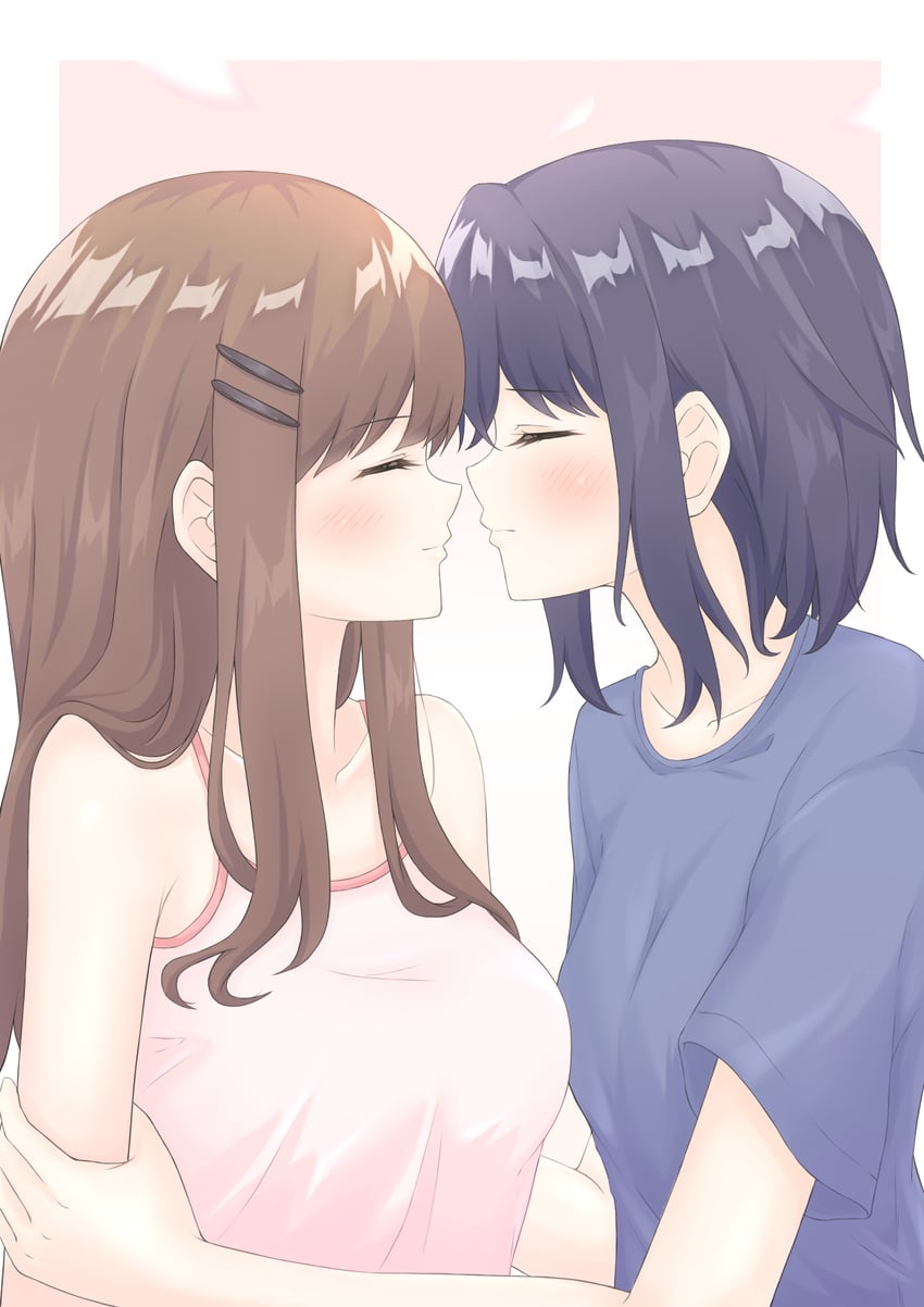 adachi sakura and shimamura hougetsu (adachi to shimamura) drawn by twinklemelon