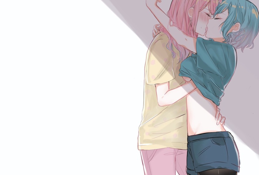 hikawa hina and maruyama aya (bang dream!) drawn by hana_kon_(17aaammm)