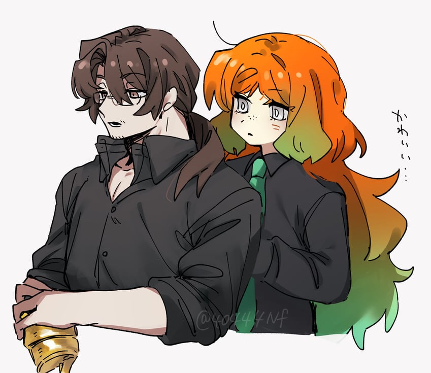ishmael and gregor (project moon and 1 more) drawn by 40444nf