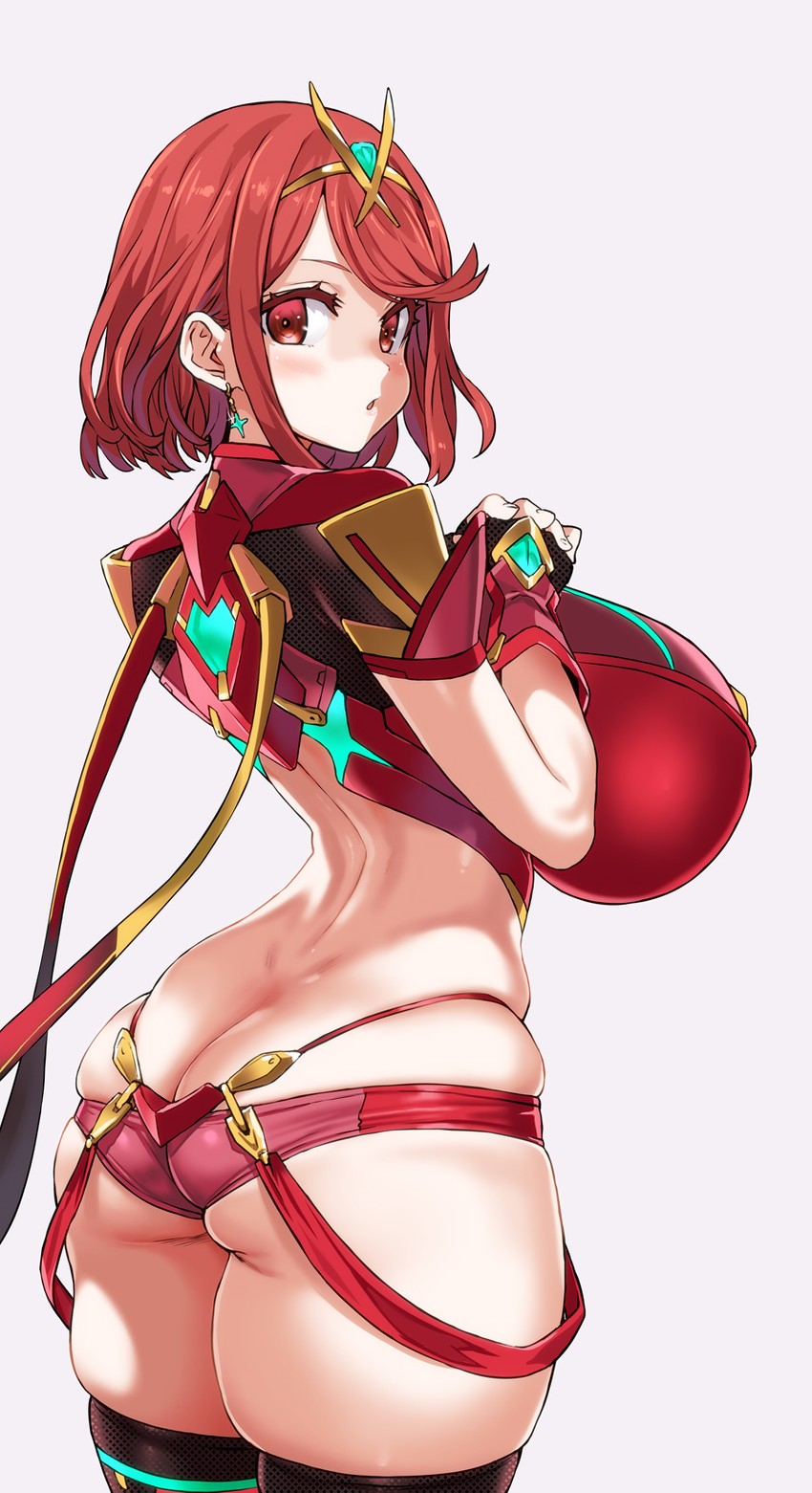pyra (xenoblade chronicles and 1 more) drawn by asanagi