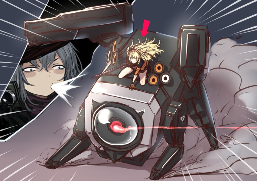g11, s.a.t.8, and cerberus (girls' frontline) drawn by yui_hiroshi