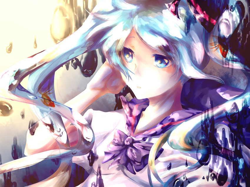 hatsune miku and bottle miku (vocaloid) drawn by reanisu_lunashi