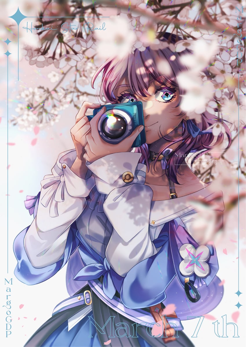 march 7th (honkai and 1 more) drawn by margogdp