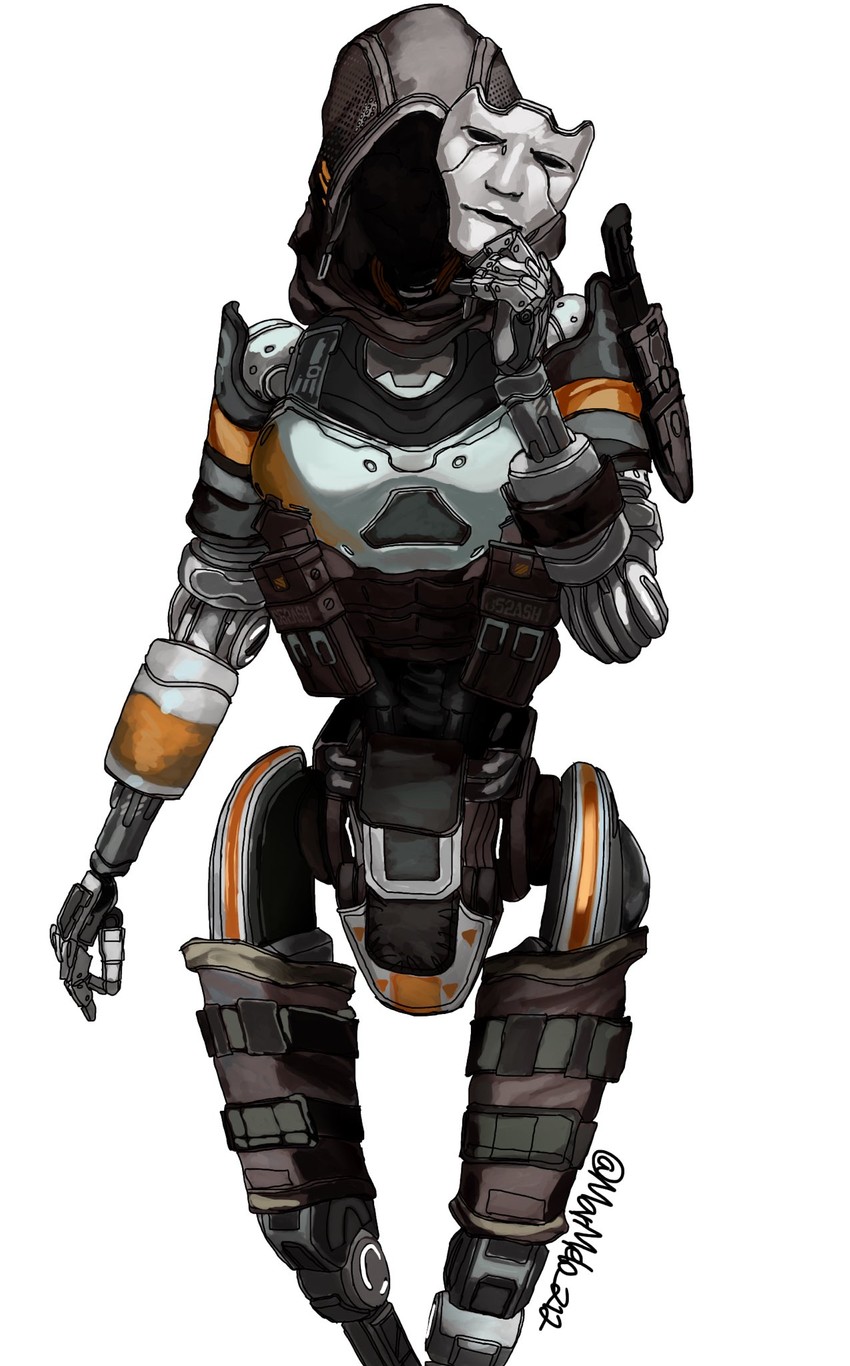 ash (titanfall and 1 more) drawn by kotone_a