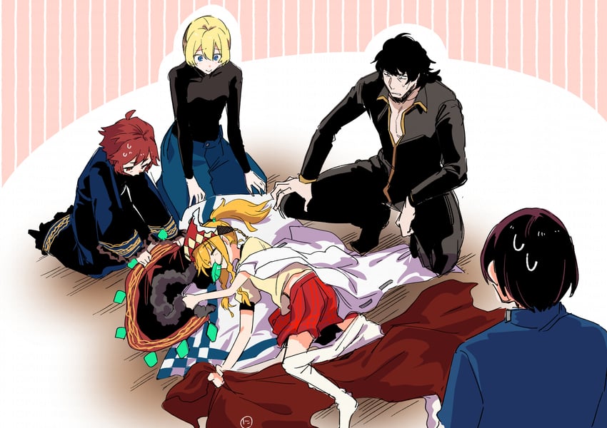 phalanx, swordsman, phalanx 2, and swordsman 4 (sekaiju no meikyuu and 1 more) drawn by nikki_kyousuke