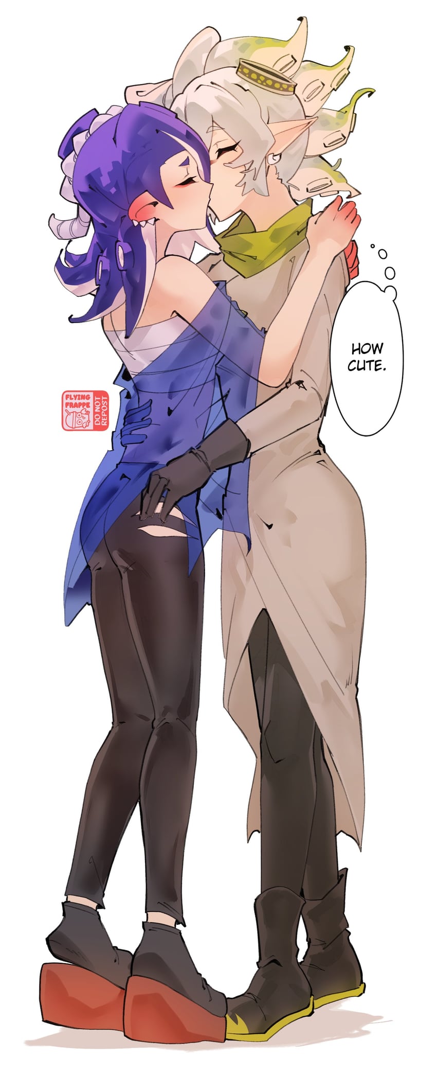 shiver and marie (splatoon and 1 more) drawn by flying-frappuccino
