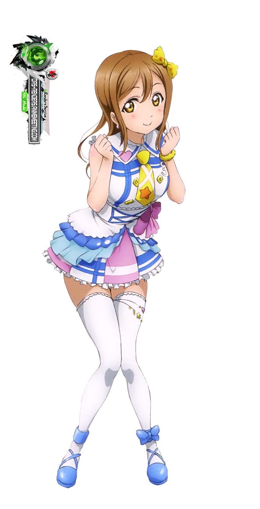 kunikida hanamaru (love live! and 1 more) drawn by ors_anime_renders