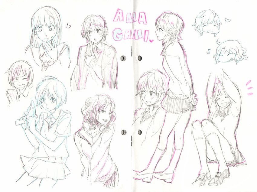 ayatsuji tsukasa, tanamachi kaoru, tachibana miya, and sakurai rihoko (amagami) drawn by pe88y_(yu_tsugirls)