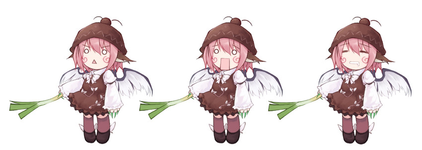 hatsune miku, mystia lorelei, and hachune miku (touhou and 1 more) drawn by yukitarou_(awamori)