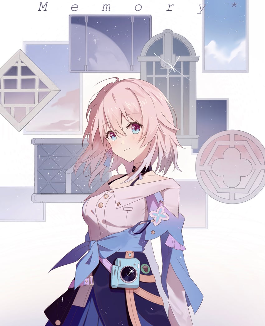 march 7th (honkai and 1 more) drawn by weishengshu_eko