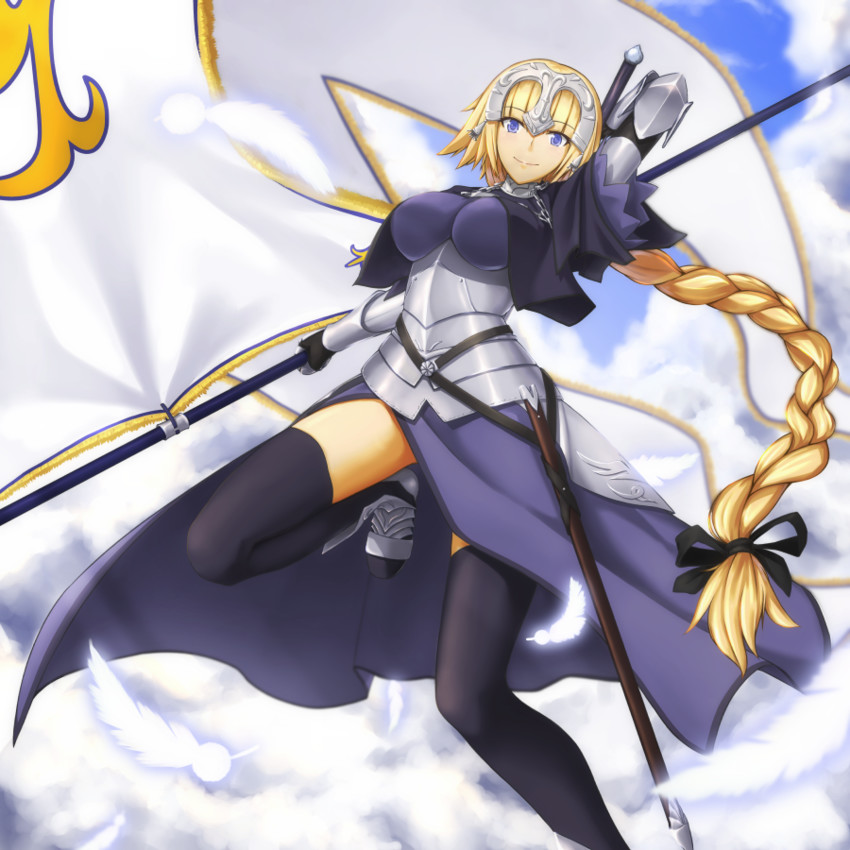 jeanne d'arc and jeanne d'arc (fate and 2 more) drawn by enchuu ...