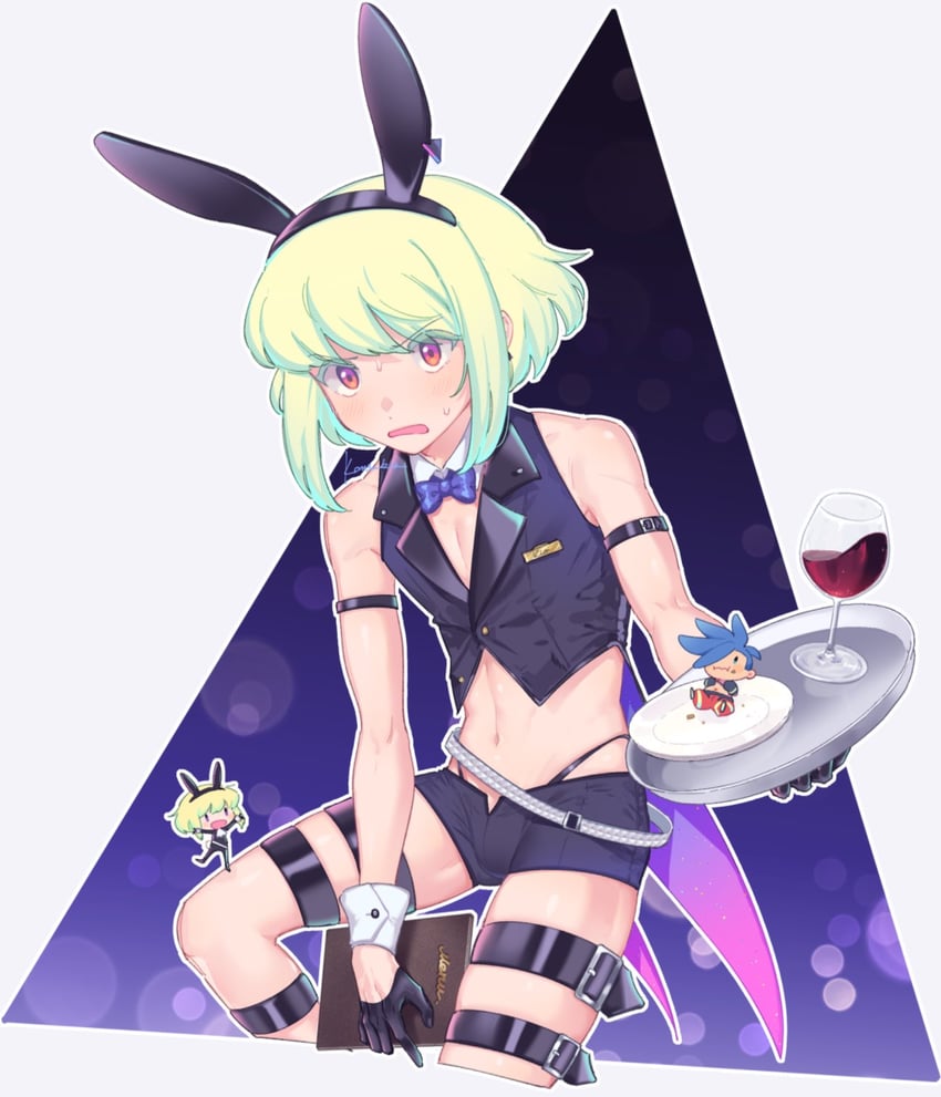lio fotia and galo thymos (promare) drawn by kome_1022