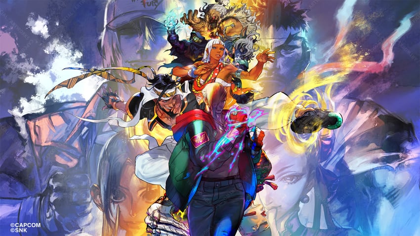 chun-li, shiranui mai, ryu, terry bogard, elena, and 5 more (street fighter and 3 more)