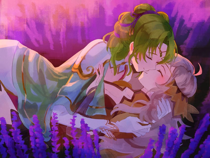 ophelia and l'arachel (fire emblem and 3 more) drawn by fusenryo