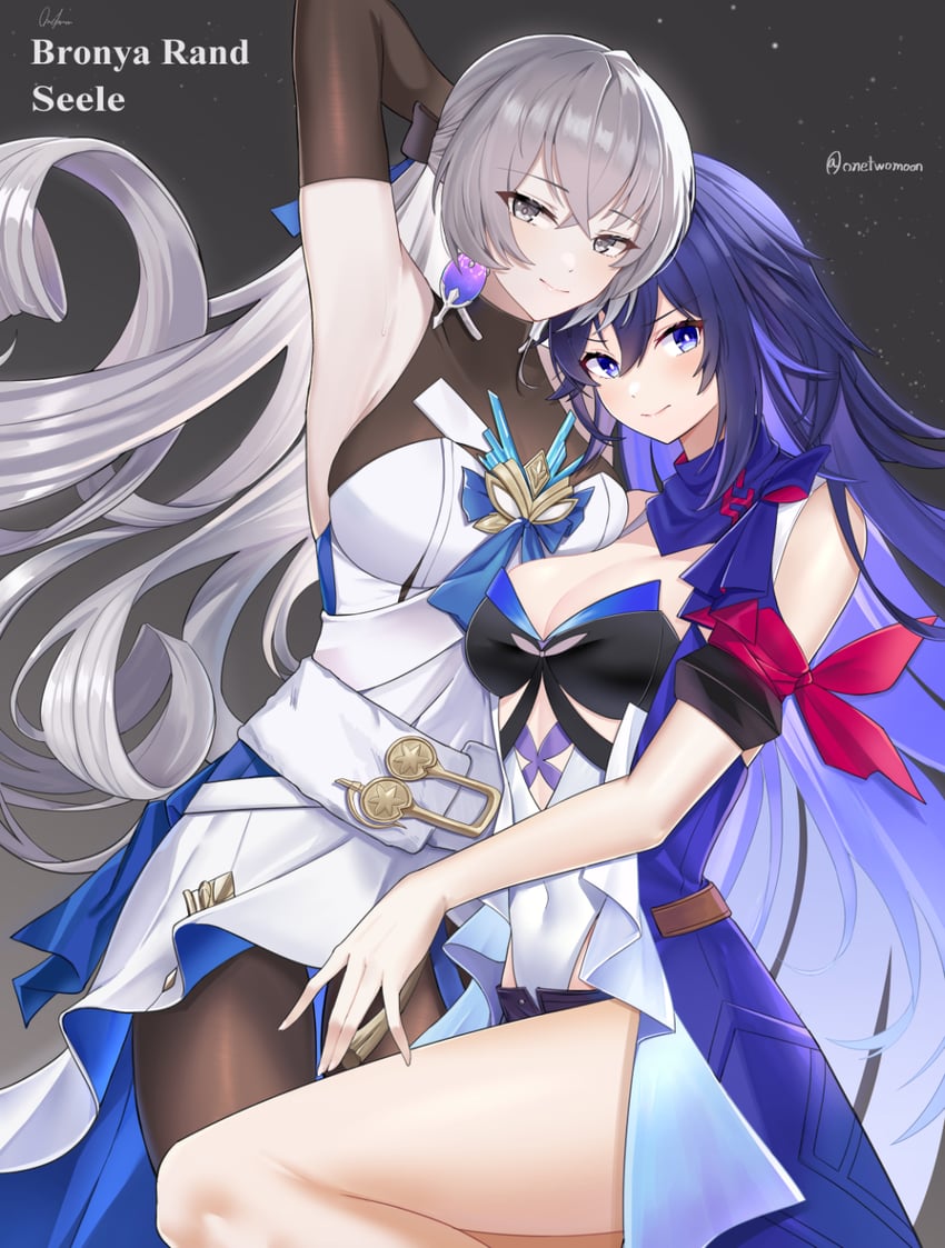 bronya rand and seele (honkai and 1 more) drawn by twomoon