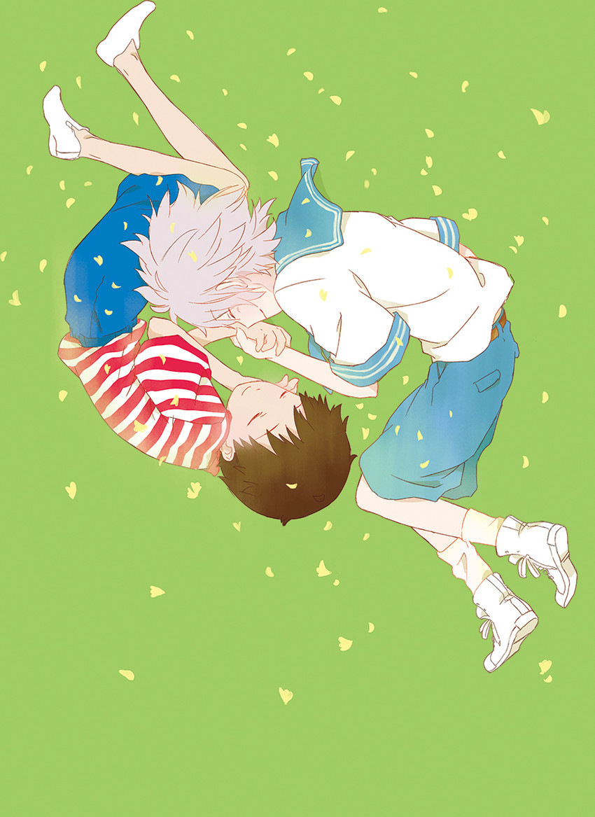 ikari shinji and nagisa kaworu (neon genesis evangelion) drawn by yoshimiko