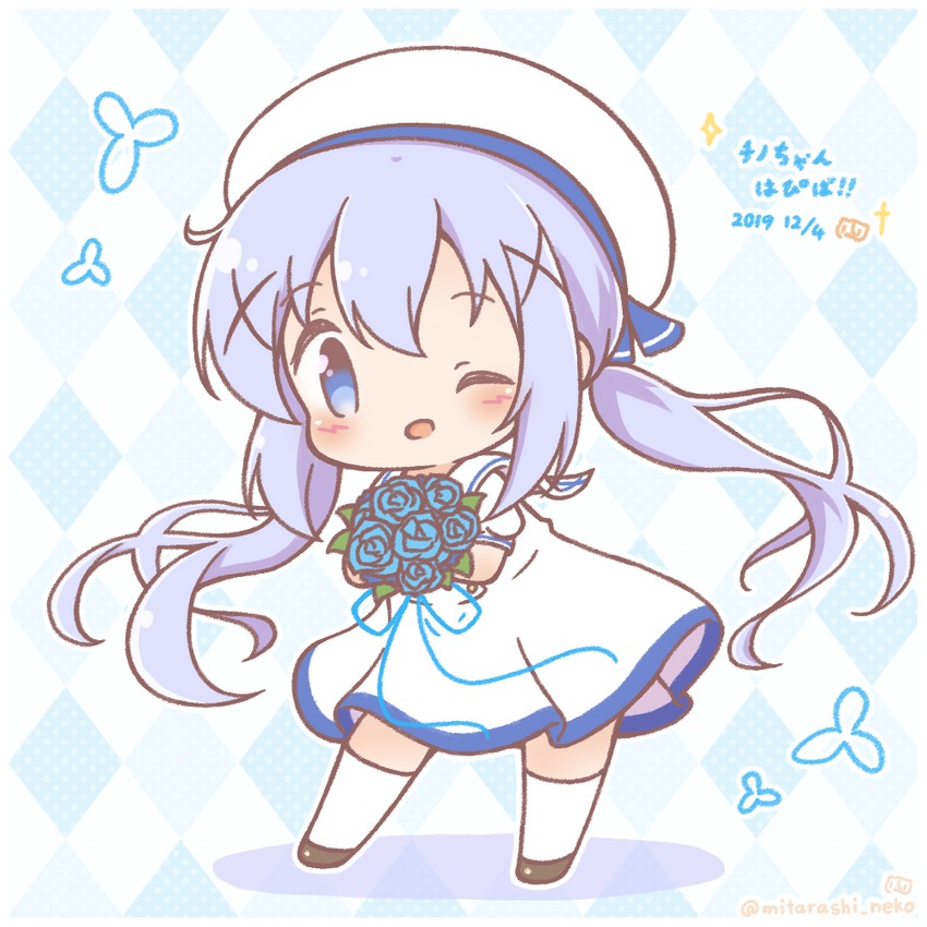 kafuu chino (gochuumon wa usagi desu ka?) drawn by mitarashi_neko
