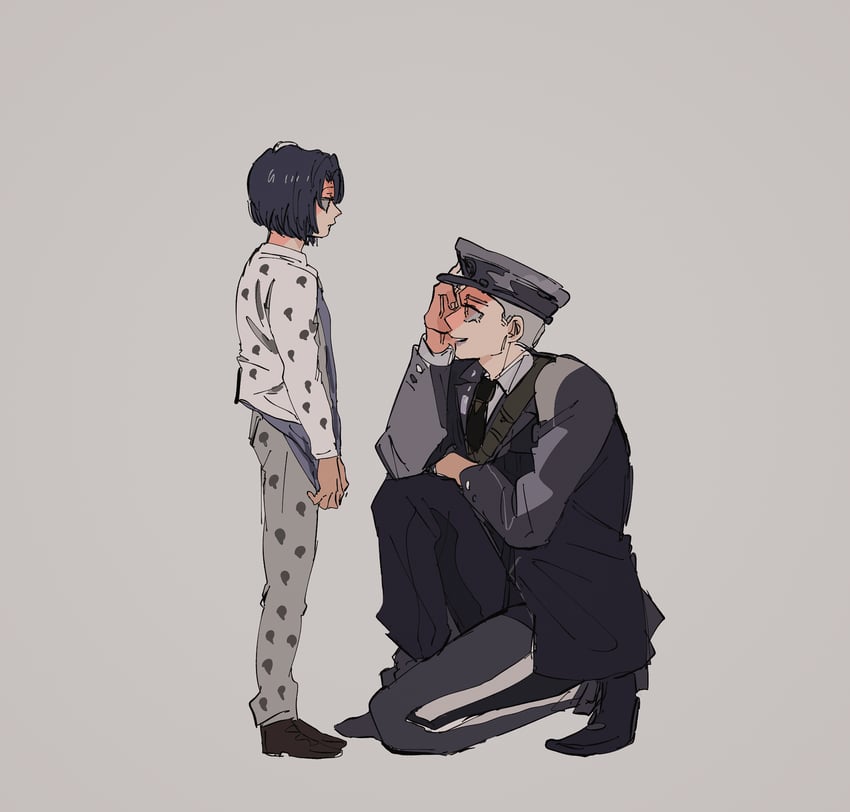 bruno bucciarati and leone abbacchio (jojo no kimyou na bouken and 1 more) drawn by motunikomi
