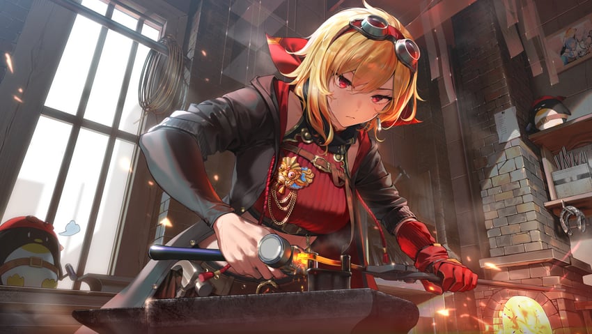 kaela kovalskia and pemaloe (hololive and 1 more) drawn by biittertaste