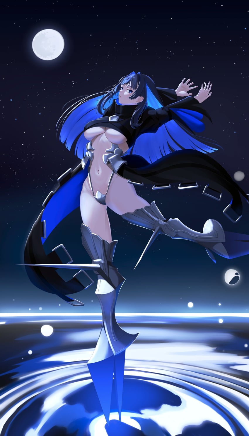 ouro kronii and meltryllis (fate and 4 more) drawn by eipanguino