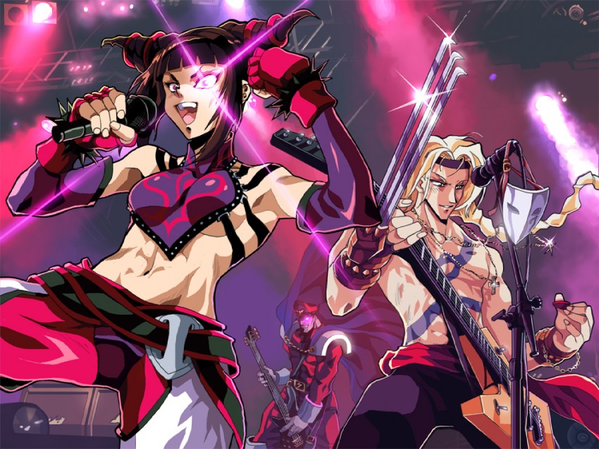 han juri, m. bison, and vega (street fighter and 1 more) drawn by otaking