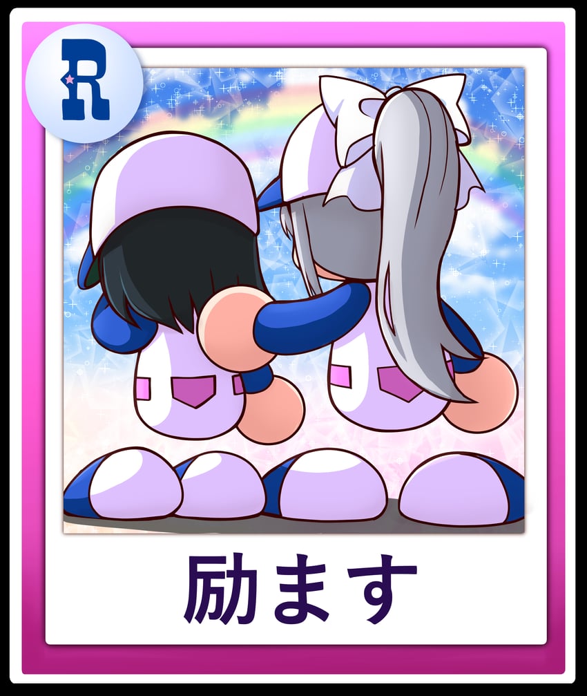 higuchi kaede and onomachi haruka (nijisanji and 1 more) drawn by shiroi_tansu