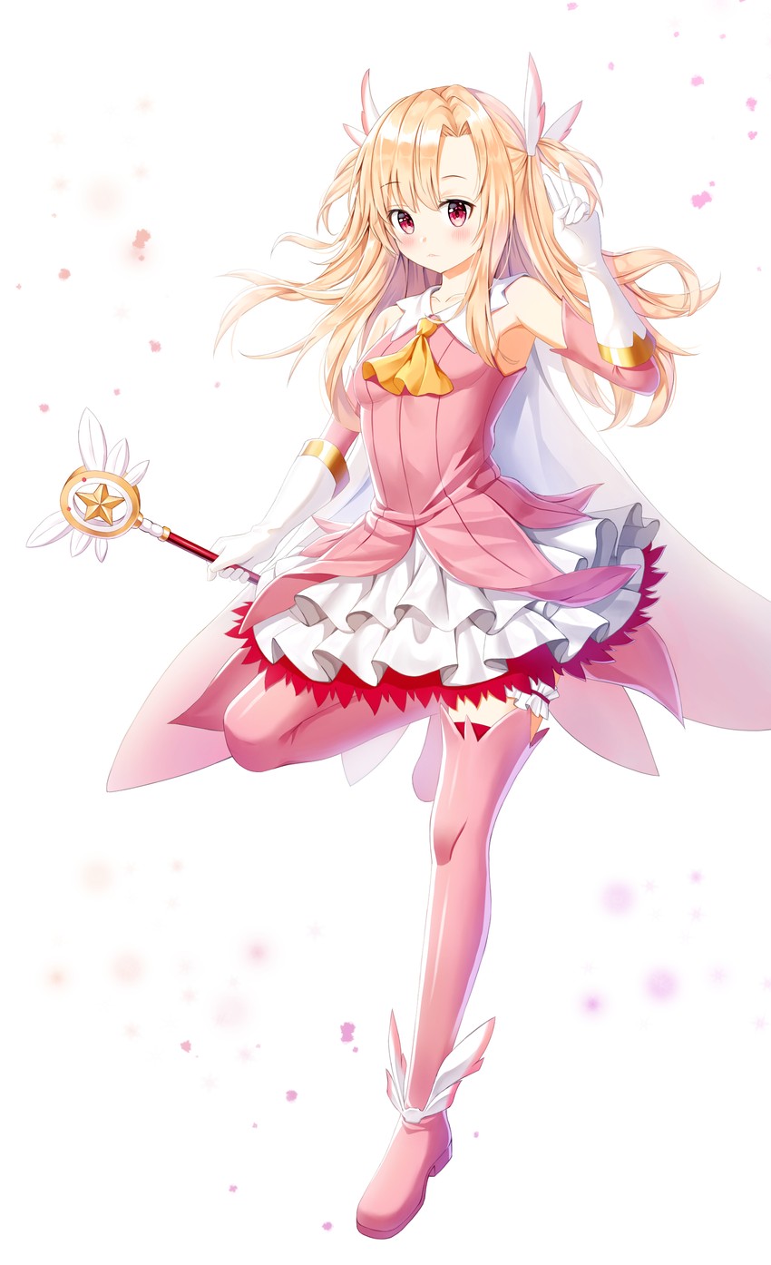 illyasviel von einzbern, prisma illya, and magical ruby (fate and 1 more) drawn by nay