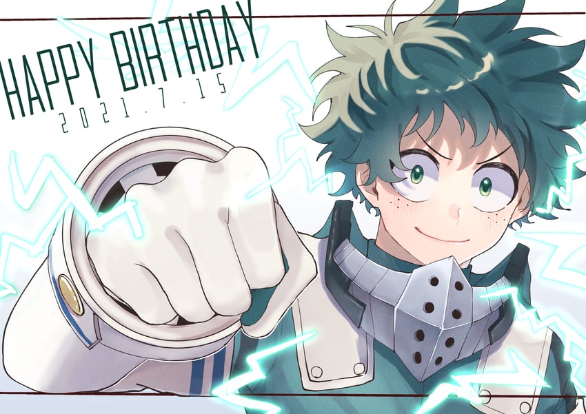 midoriya izuku (boku no hero academia) drawn by rapiko