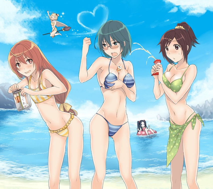 buratei marii, kuurubiyuutei gankyou, bouhatei tetora, anrakutei kukuru, and haroukitei kigurumi (joshiraku) drawn by 3u