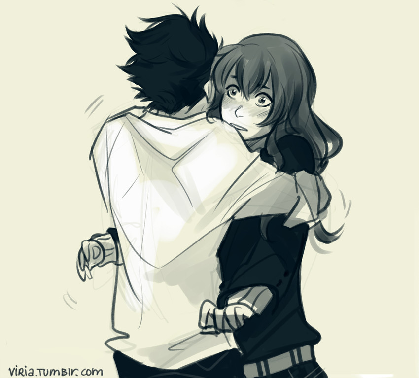 nishimiya shouko and ishida shouya (koe no katachi) drawn by viria13