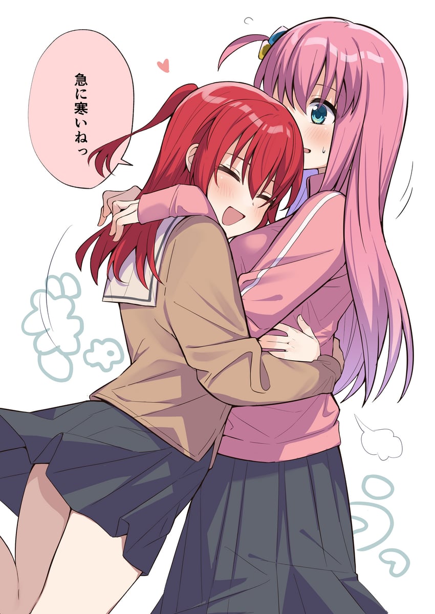 gotoh hitori and kita ikuyo (bocchi the rock!) drawn by dddd_akagi