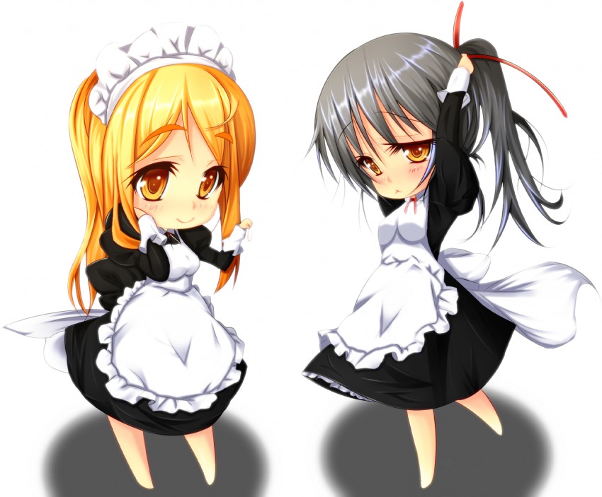 akiyama mio and kotobuki tsumugi (k-on!) drawn by kawasumi_(sanzen'in_matora)