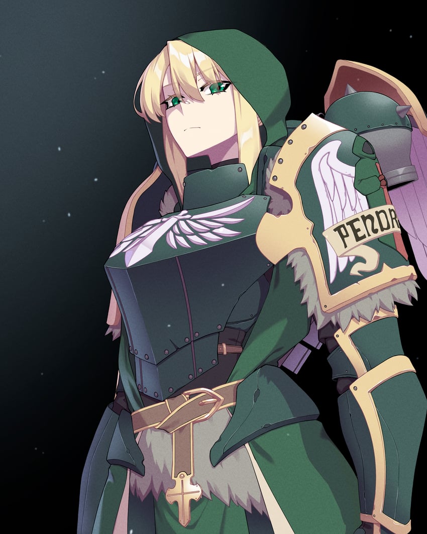 artoria pendragon, adeptus astartes, lion king, and lion el'jonson (fate and 2 more) drawn by hyperbudd