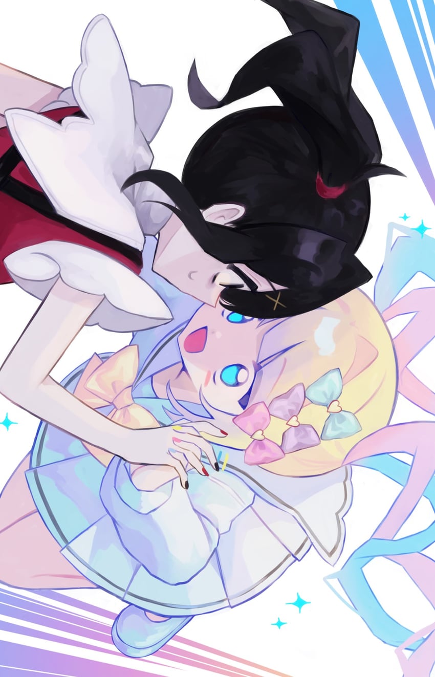 chouzetsusaikawa tenshi-chan and ame-chan (needy girl overdose) drawn by shizumu_(shi_zumu)