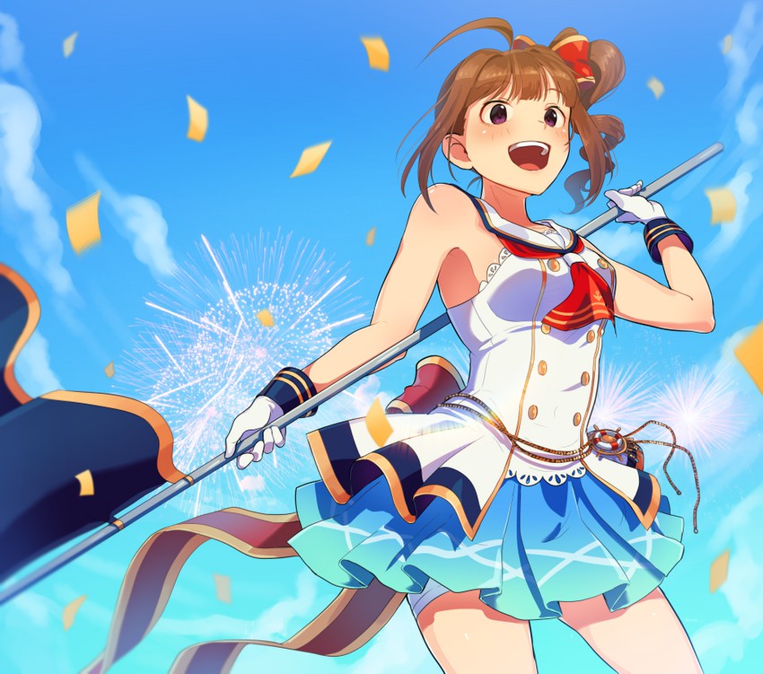 yokoyama nao (idolmaster and 2 more) drawn by kamille_(vcx68)