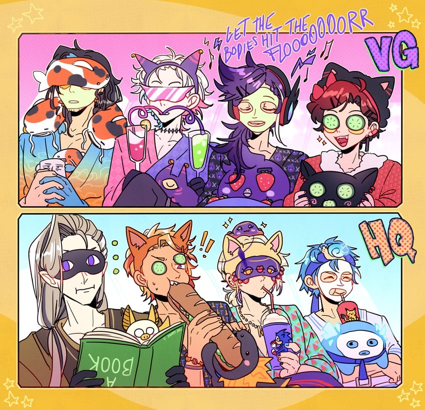 pikachu, sonic the hedgehog, gavis bettel, machina x flayon, regis altare, and 13 more (pokemon and 3 more) drawn by ministarfruit