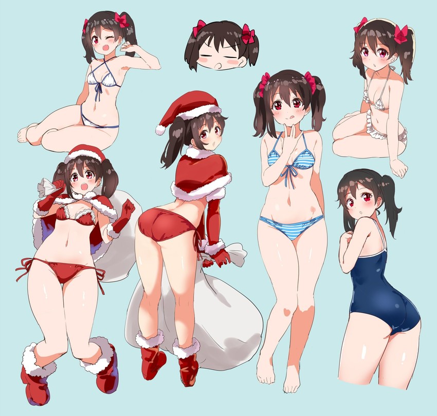yazawa nico (love live! and 1 more) drawn by kurokawa_makoto