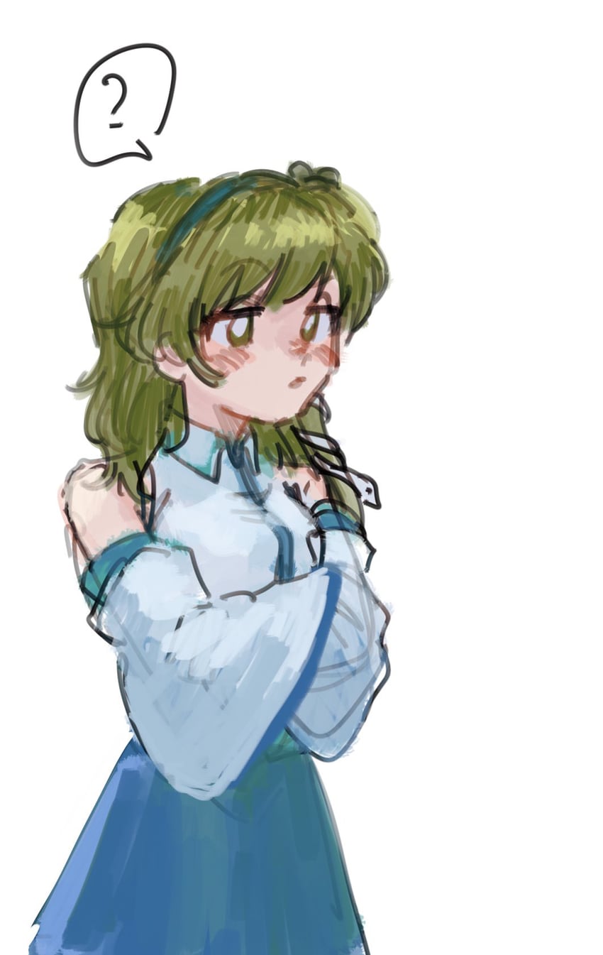 kochiya sanae (touhou) drawn by ame_iru